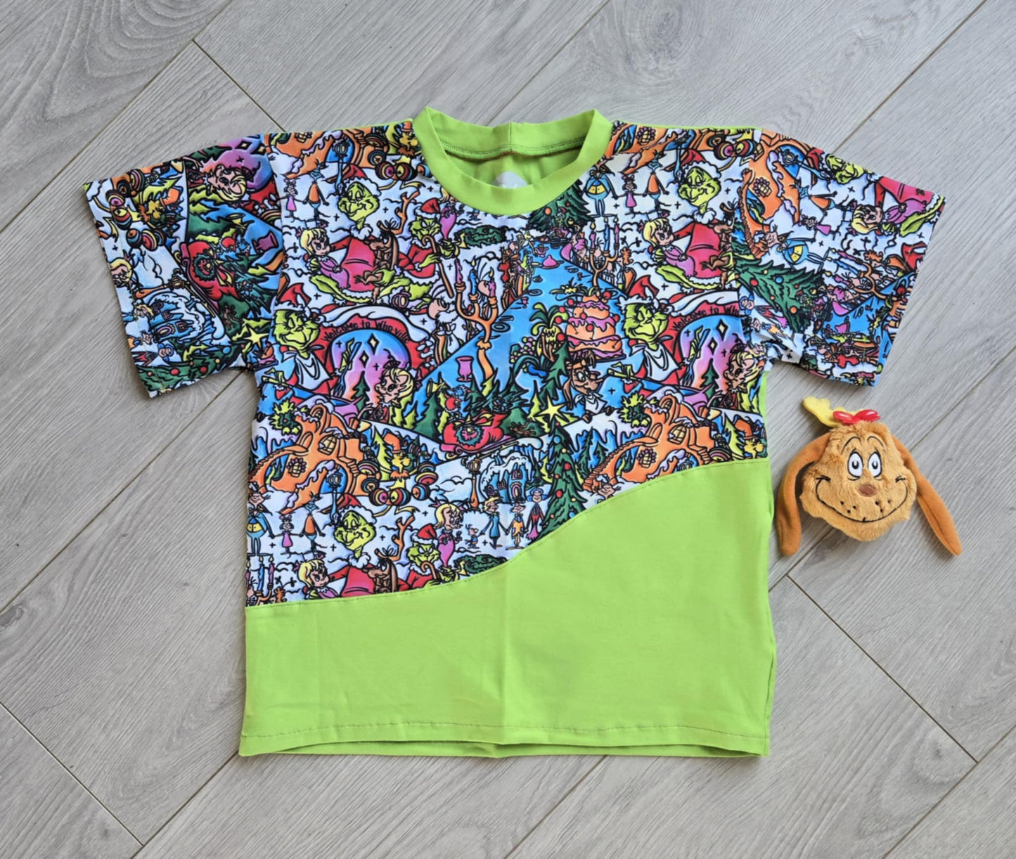 Chandail vert Grinchy 3-6T