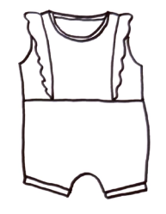 Romper court Mariposa