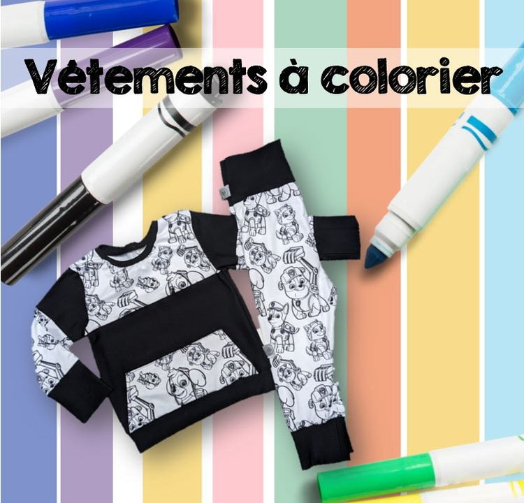 Vêtements à colorier