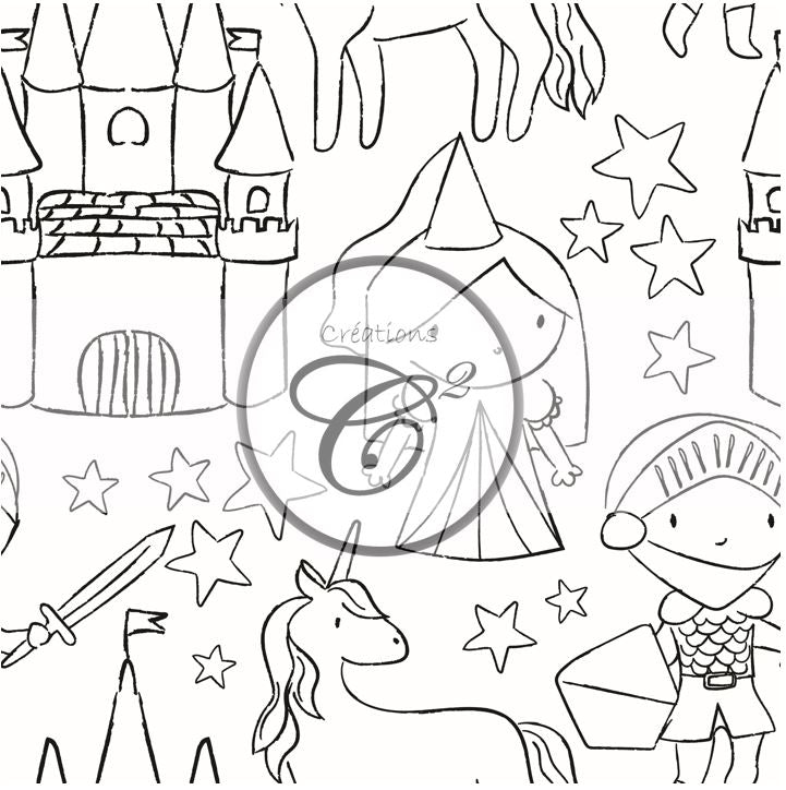 Napperon à colorier